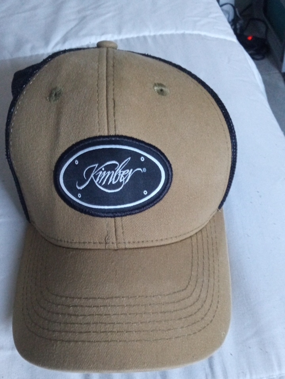Men's Tan Trucker Cap